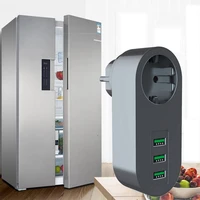 automatic voltage switcher avs 10a 100 250v power surge protector eu plug socket type voltage safe refrigerator protector