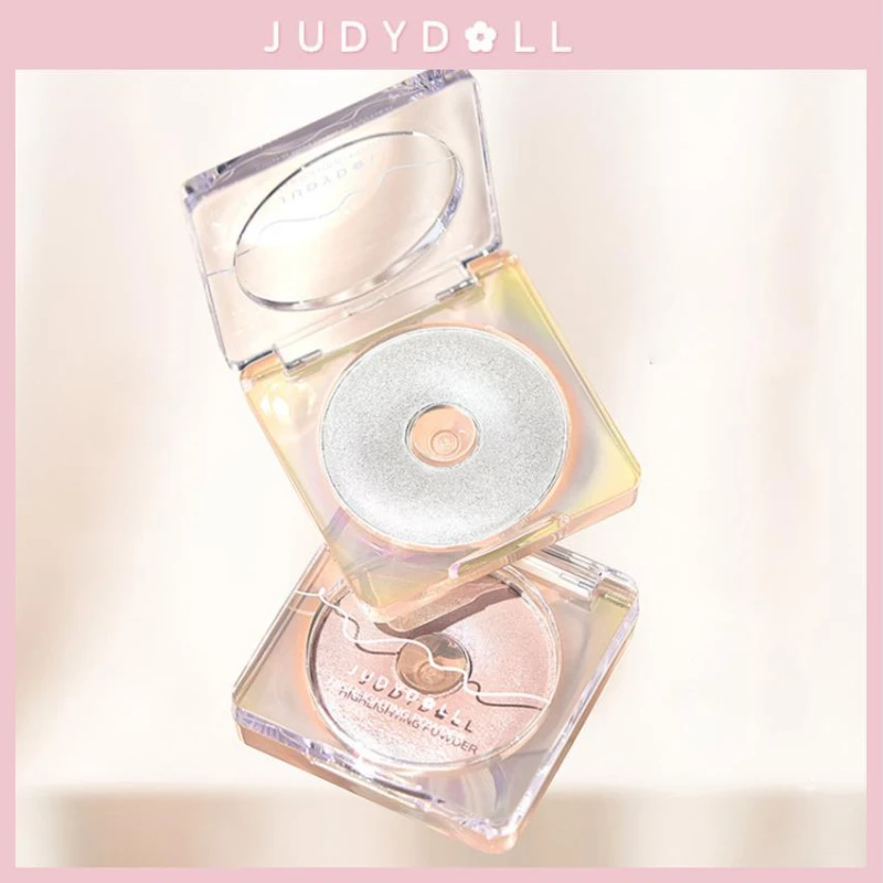 

Judydoll Highlighter Powder "Ring Light" Monochrome Highlight 3d Diamond Shine Longlasting Waterproof Easy to Wear Face Makeup