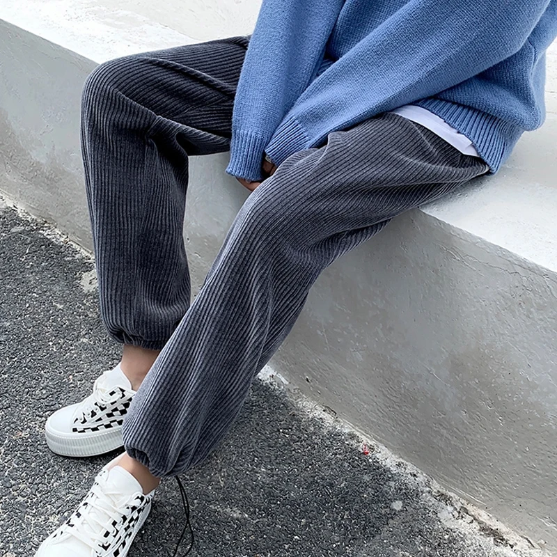 Зимние теплые вельветовые брюки для беременных размеров M ~ 6XL повседневная