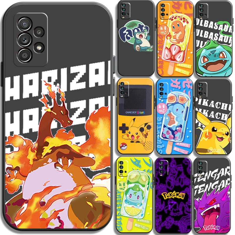 

Pokemon Pikachu Phone Cases For Xiaomi Redmi Redmi 7 7A Note 8 Pro 8T 8 2021 8 7 7 Pro 8 8A 8 Pro Coque Carcasa Back Cover