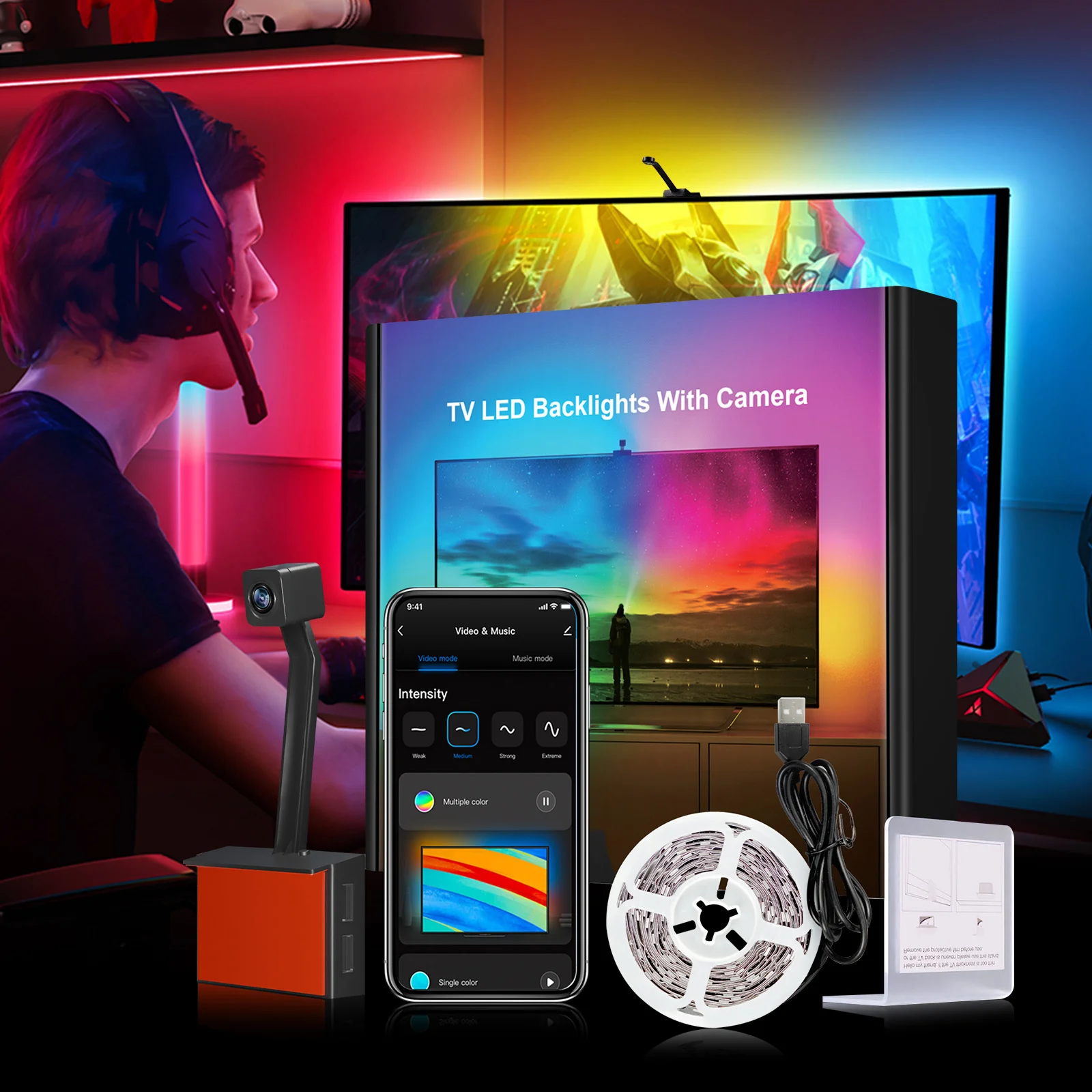 USB-подсветка для телевизора