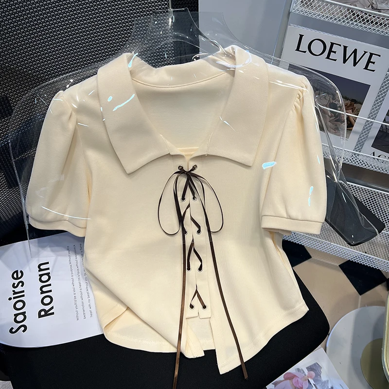 

COIGARSAM Shirt Womens Tops Summer Short Sleeve Women Shirts Dropshipping