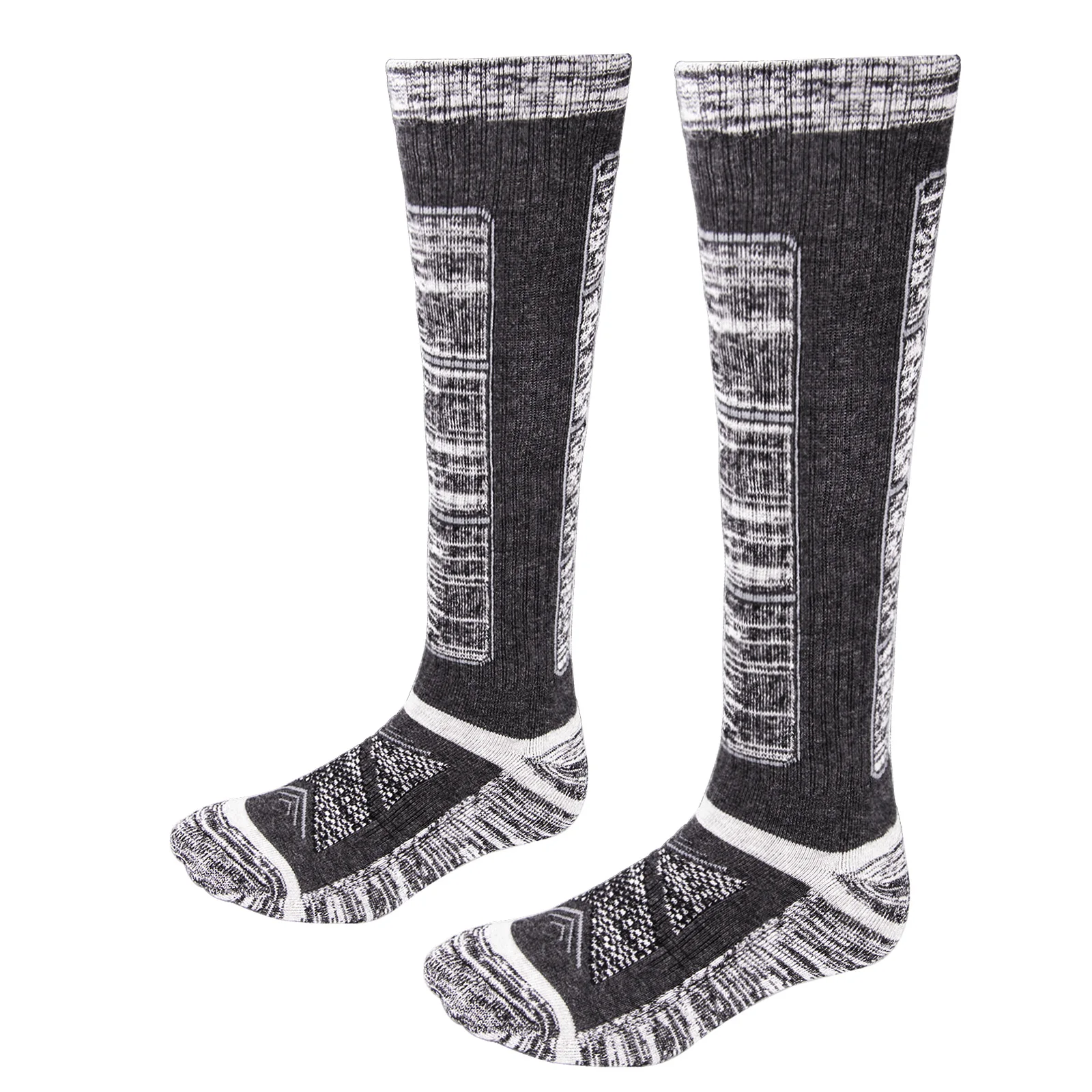 YUEDGE Merino Wool Ski Socks, Cold Weather Socks for Snowboarding, Snow, Winter, Thermal Knee-high Warm Socks, Hunting, Outdoor