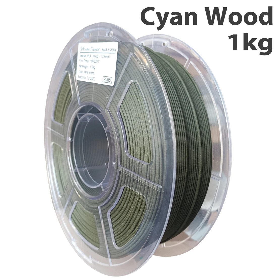 250 г 500 Нить для 3D-принтера из голубого дерева 1 75 мм Деревянная роза Черное дерево