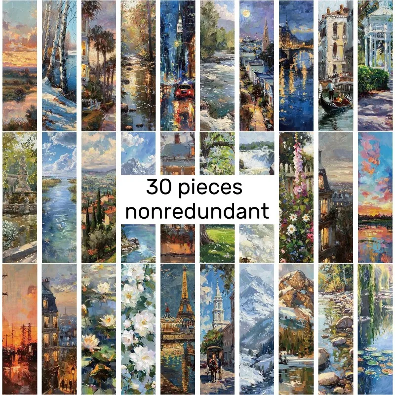 

Бумажные закладки с пейзажем