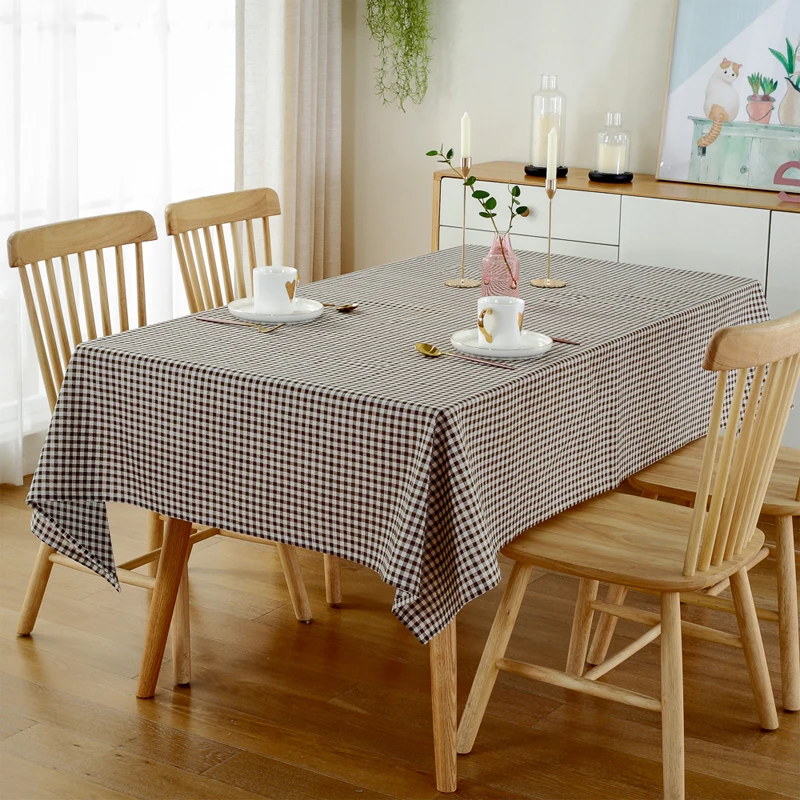 

Checkered Tablecloth Kitchen, Wedding, Holiday Table Decoration Tablecloth, Outdoor Picnic Tablecloth