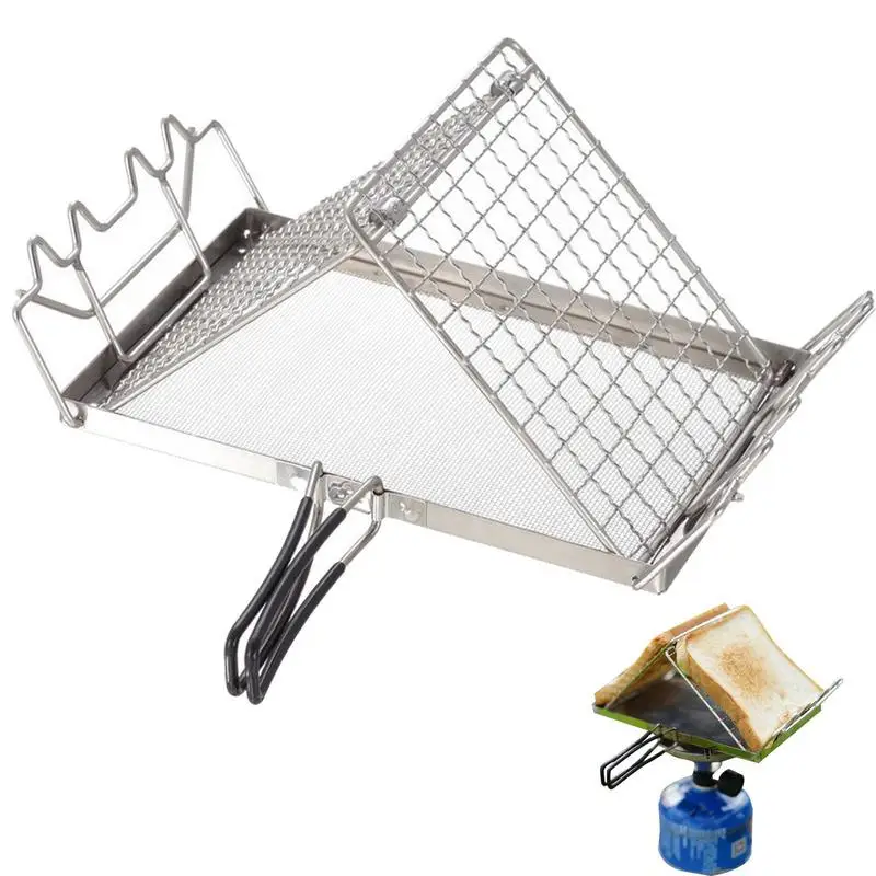 

Grill Rack Square Grilling Basket For Skewers Universal Grilling Accessories Widely Used For Charcoal Kettle Cassette Stove