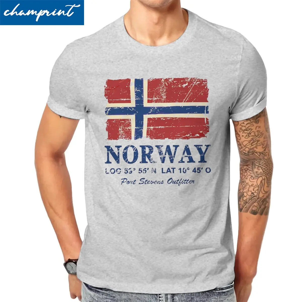 

Мужская хлопковая футболка с коротким рукавом и круглым вырезом