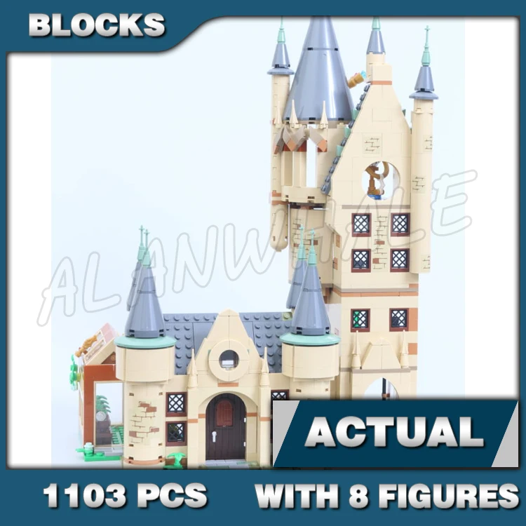 

1103 шт., Волшебный мир волшебников, школьный замок, башня, модель 11573, строительные блоки, игрушки, совместимы с кирпичами