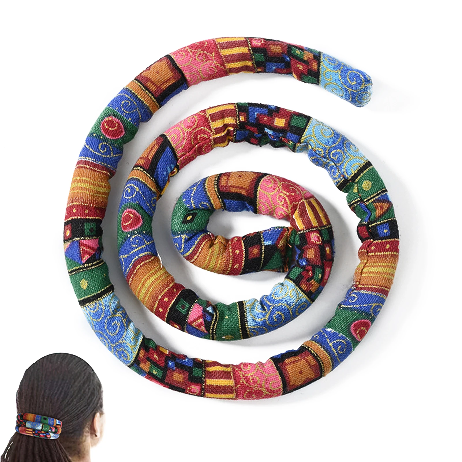 

Dreadlocks Ponytail Braid Holders No Hair Damage Colorful Hair Ties for Daily Sleep Shower Hair Tying