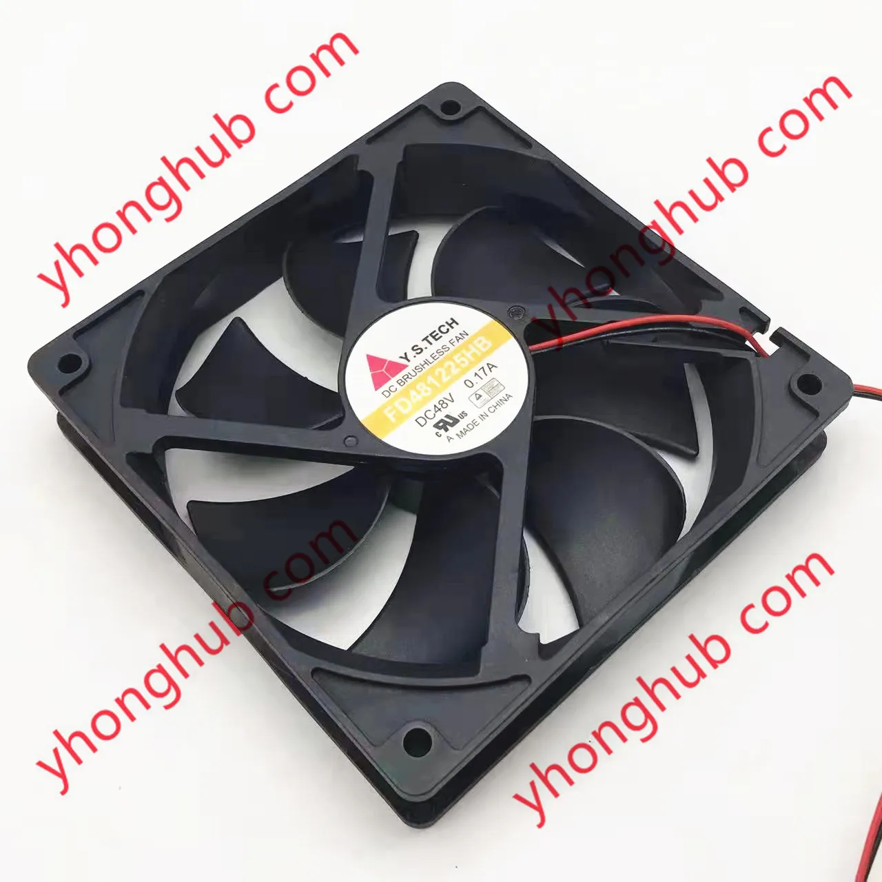 Вентилятор охлаждения сервера Y.S TECH FD481225HB постоянный ток 48 В 0 17 А 120x120x25 мм 2