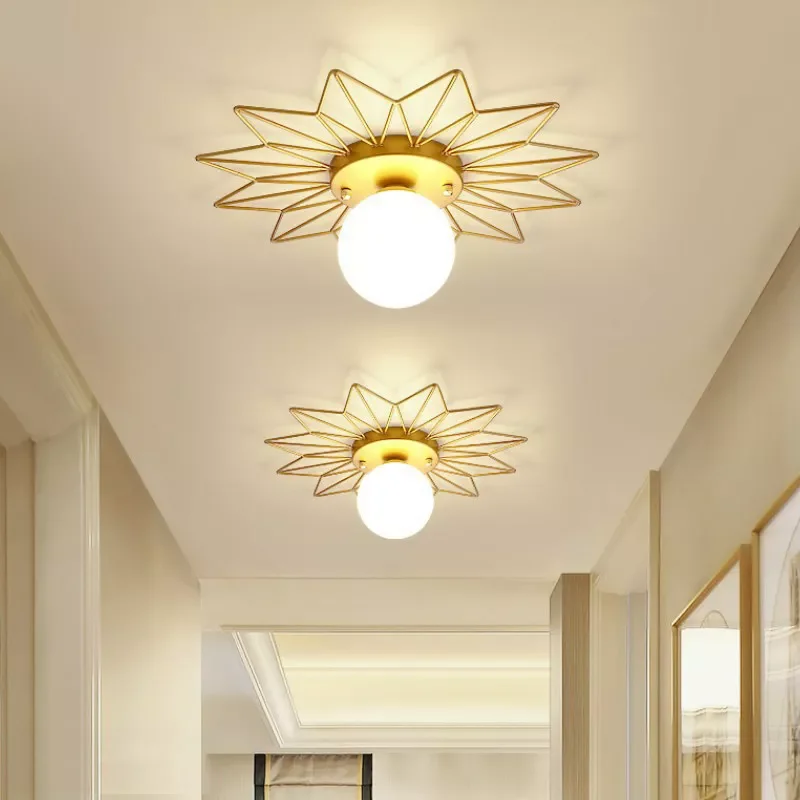 

2022 New Modern Simple Ceiling Lamp Nordic Corridor Stairway Cloakroom Light Creative Kitchen Entrance Balcony Ceiling Light
