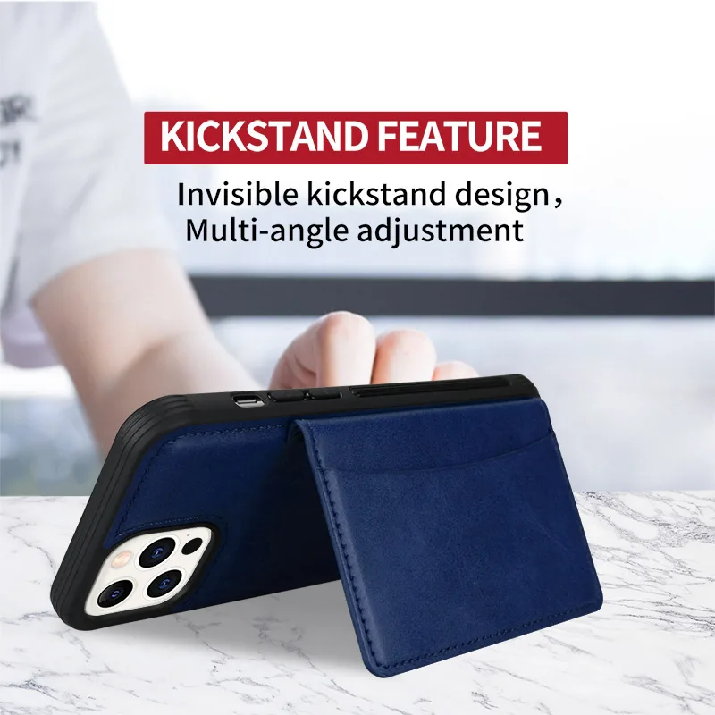 Luxury Wallet Leather Case for IPhone 12 13 11 Pro Max Cover Card Holder for IPhone XR X XS Max 7 8 14 Plus Cases Fundas Coque