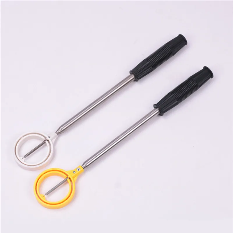 

Professional 8 Sections Golf Ball Retriever Rubber Grip Stainless Steel Shaft Extendable Golf Ball Pick Up Grabber Tool