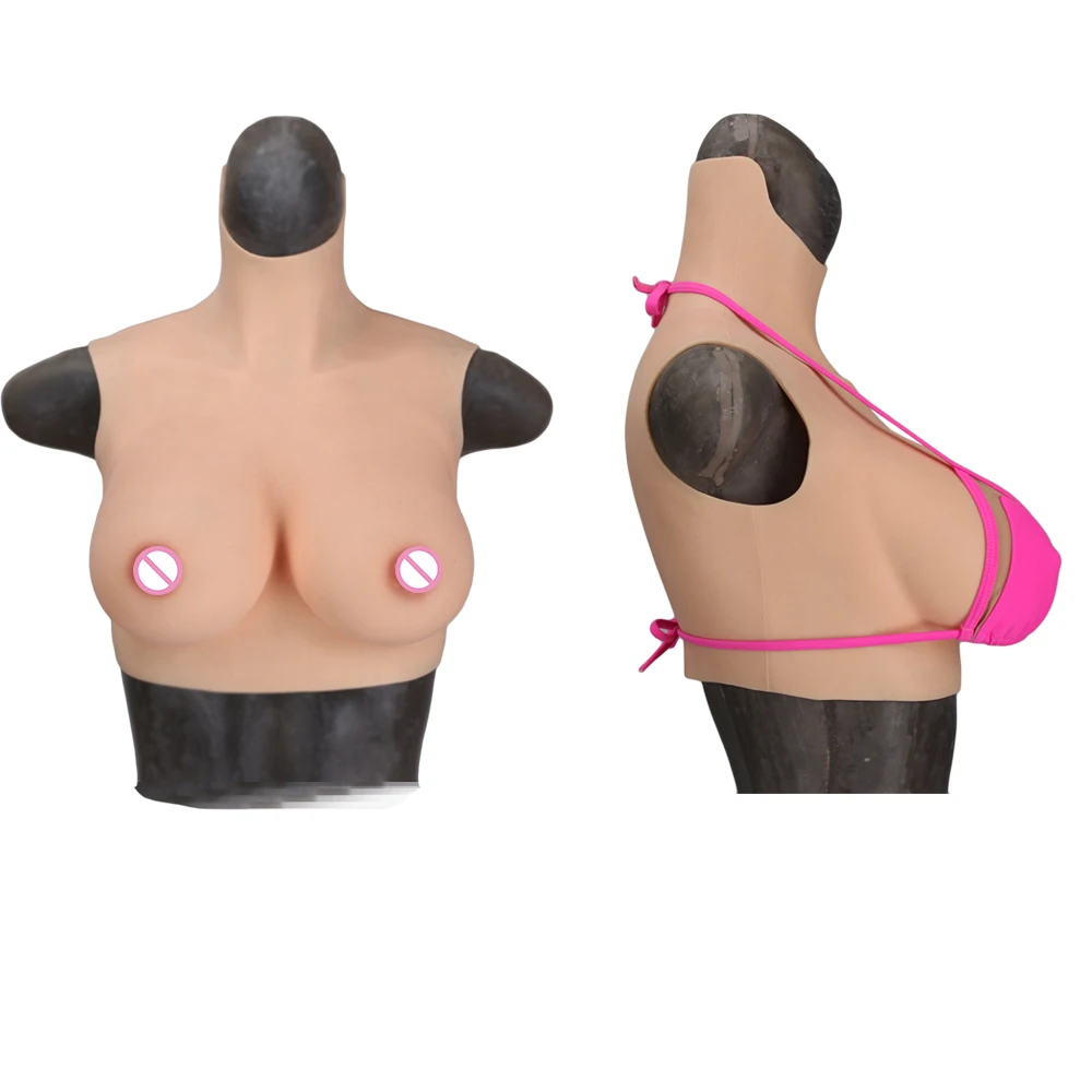 

Silicone Fake Boobs Shape Realistic Breast Forms A B C D E G Cup For Corss-Dresser Transgender Sissy Transvestite Ladyboy