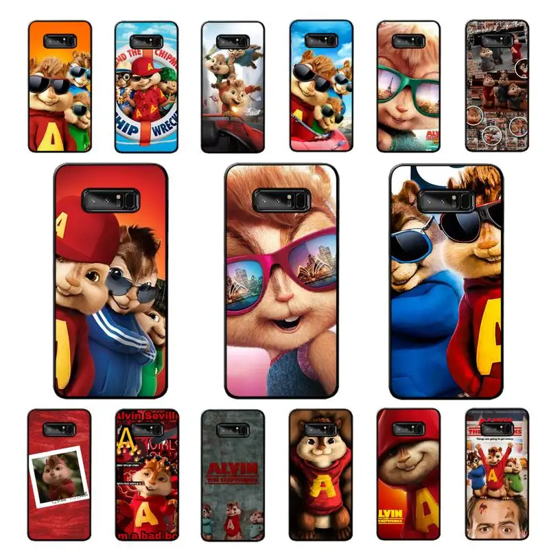 

Disney Alvin and the Chipmunks Phone Case for Samsung Note 5 7 8 9 10 20 pro plus lite ultra A21 12 02