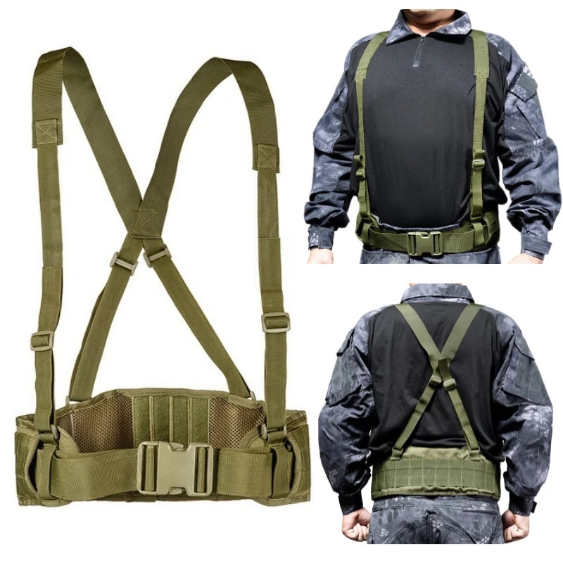 

Tactical Molle Belt Army Military Nylon Belt Adjustable Outdoor Sports Airsoft Combat Girdle Hunting Military Battle Wide Belt