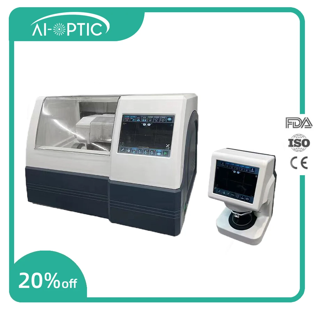 Офтальмологический инструмент автоматический обрезной станок для линз 2D без