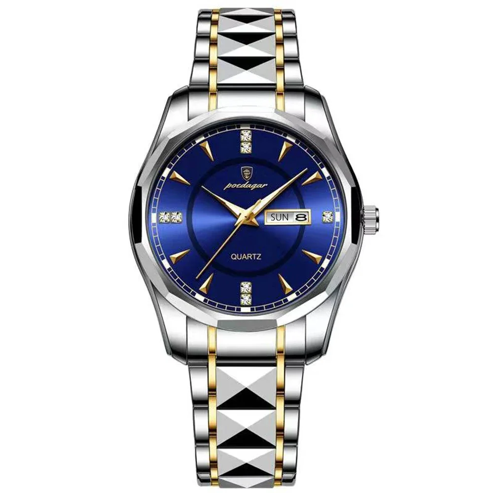 

Швейцарский бренд DEYROS Роскошные мужские часы Quazt водонепроницаемые светящиеся мужские наручные часы с датой модные спортивные мужские часы в коробке подарок