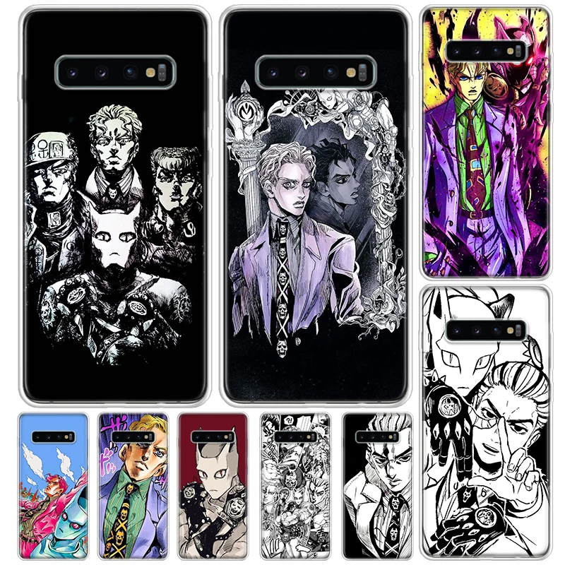 Чехол JoJo Kira Yoshikage Killer Queen для Samsung Galaxy S8 S9 Plus S10 Lite Note 8 9 10 Pro 20 Ultra S7 Edge M11 M21 M32 M51 P