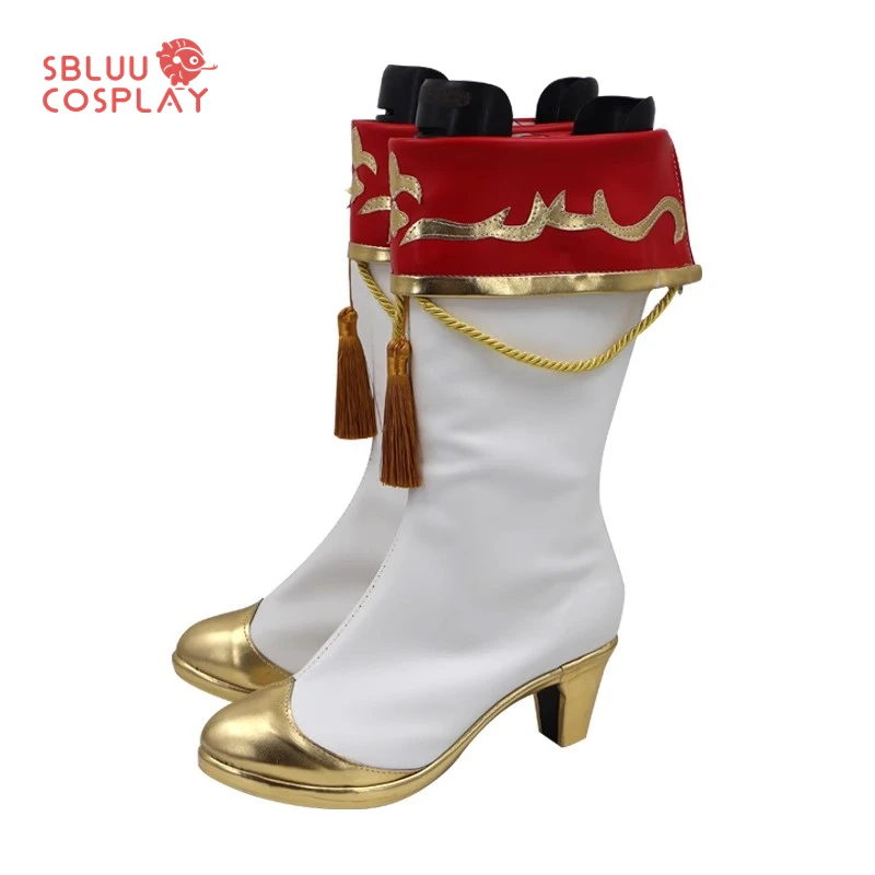 SBluuCosplay Game Kitasan Черные туфли для косплея на высоком каблуке Сапоги заказ