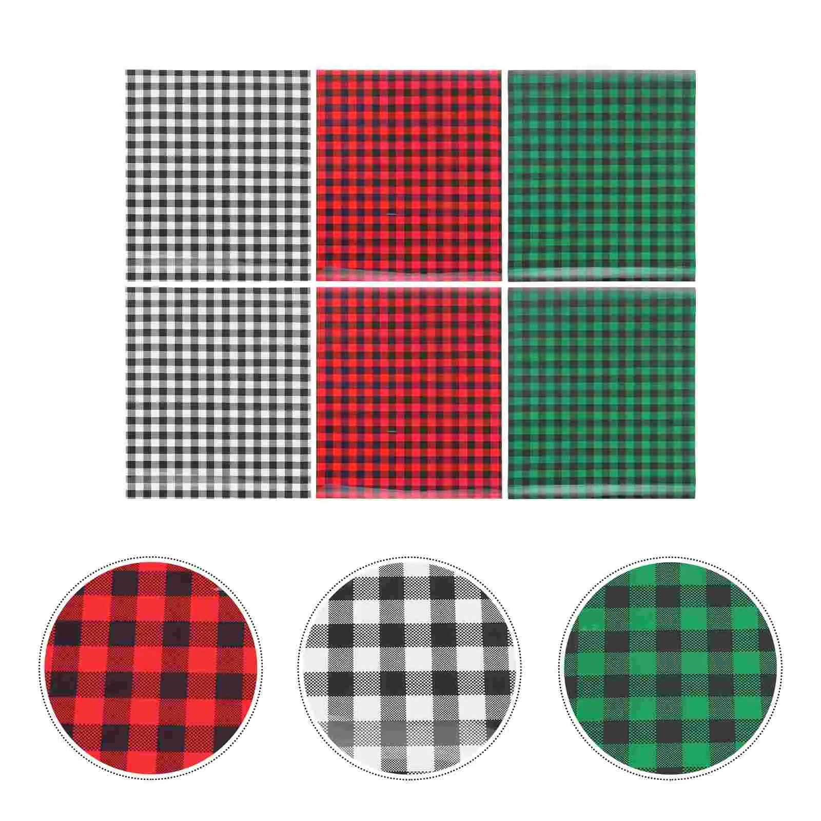 

6 Sheets of Christmas Heat Transfer Film DIY Stamping Films Engraving Film