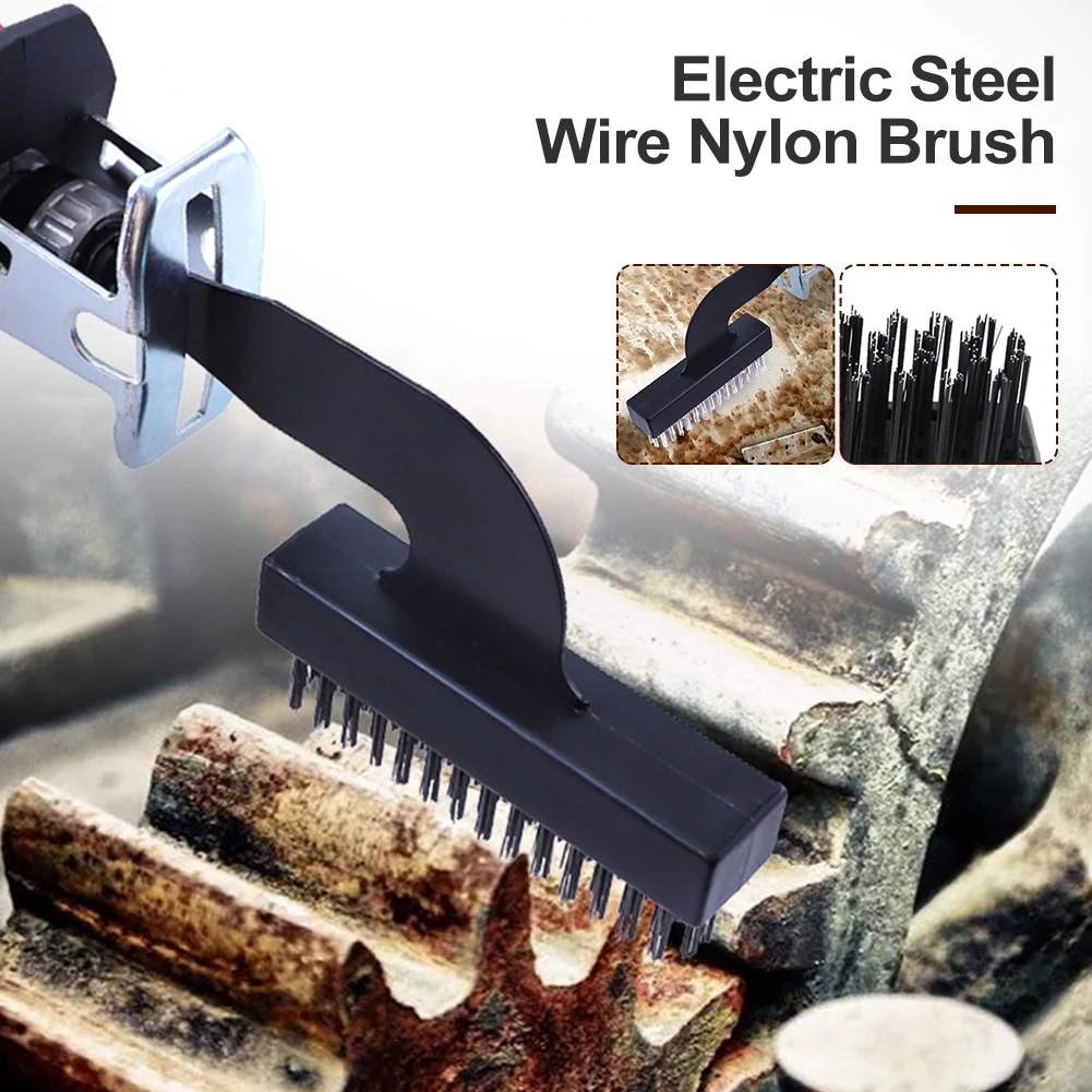 

2022 NEW Electric Cleaning Brush Head For Saber Saw Universal Reciprocating Saw Brush Head Stains Rust Removal Grinding Tools