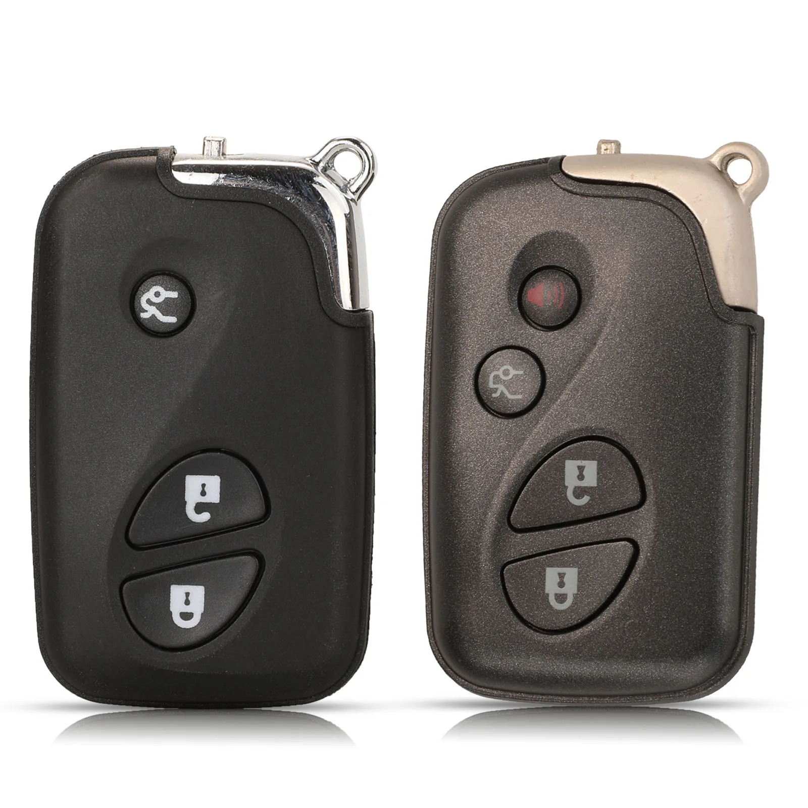 

jingyuqin Car Key Case Shell For Lexus ES350 GS350 LS460 IS250 IS350 LS600h ISC HS250h GS Smart Fob Replacement
