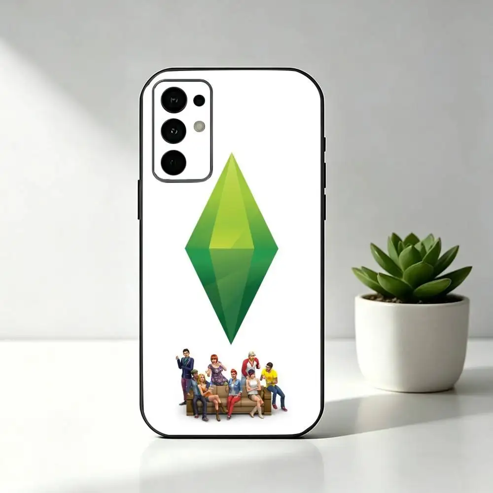 Фото Чехол для телефона The Logo S-Sims 4 для Samsung S25, S24, S21, S22, S23, S30, Ultra, S20, Plus, Fe, Lite, Note, 10, черный №2