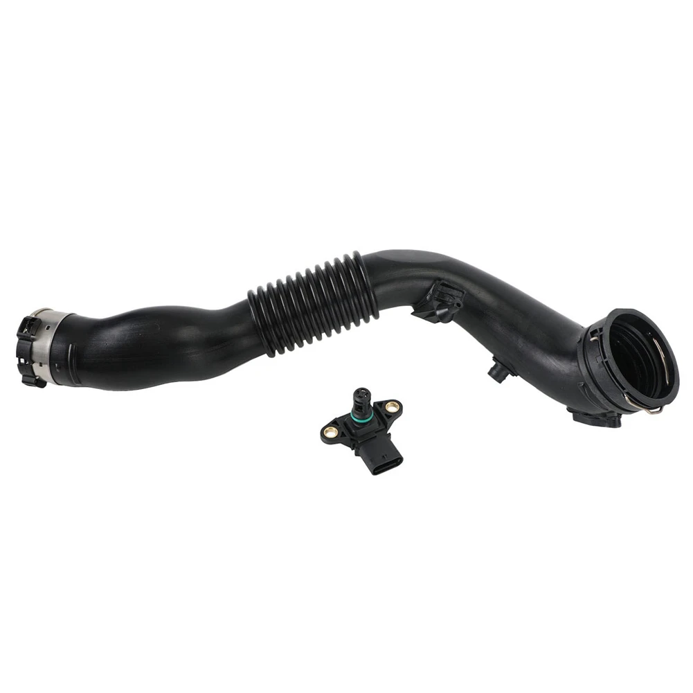 

13717604033 Car Intercooler Air Intake Duct Charge Pipe Hose with Intake Pressure Sensor for BMW F22 F25 F26 F34