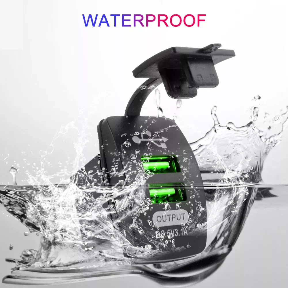 

12-24V 2.1A Car USB Socket Charger For Mobile Phone Quick Car Charger With LED USB Car Adapter Charger ForToyota Z2