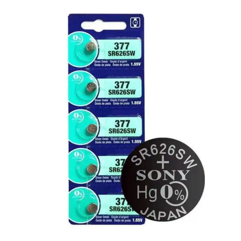 Оригинальные кнопковые батарейки для AG4 377 SR626SW SR626 177 376 626A LR66 LR626 щелочная батарея