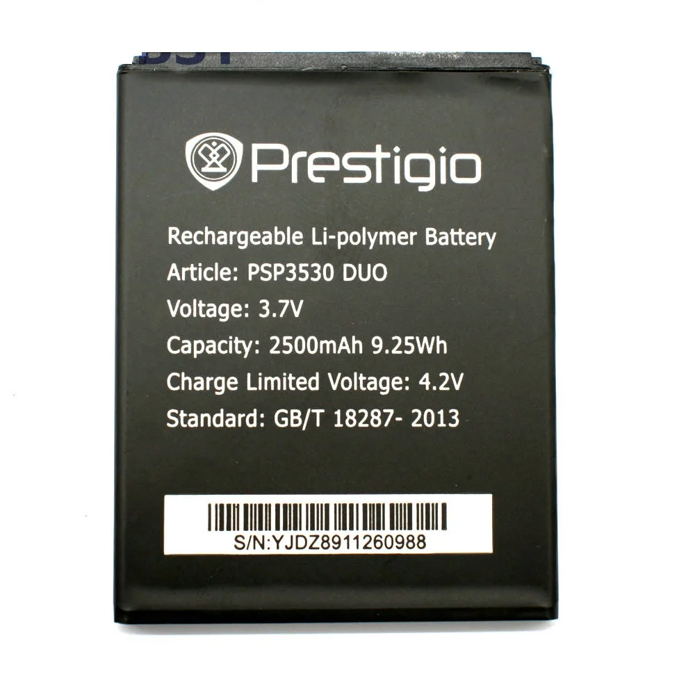 Новый высококачественный аккумулятор 2500 мАч для Prestigio Muze D3 PSP3531 Duo PSP3530 DUO A7 PSP7530 |