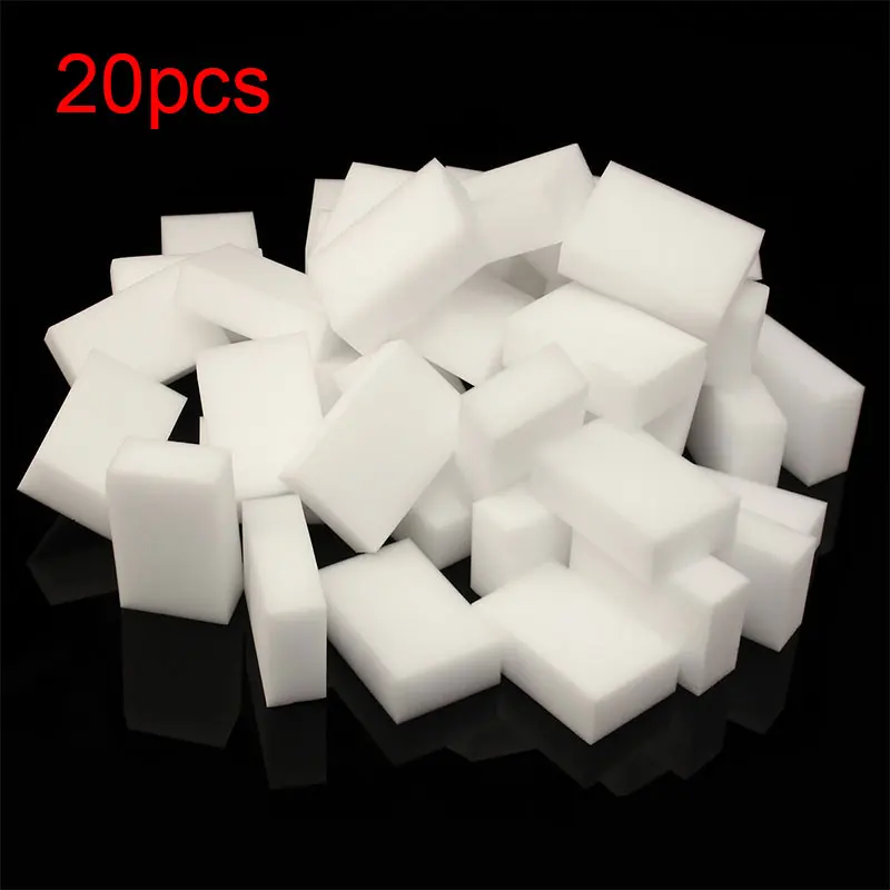 20/50 шт./лот, меламиновая губка, волшебная губка, ластик, губка для мытья офисного окна, домашний очиститель, чистящие губки для посуды, кухонная летучая мышь