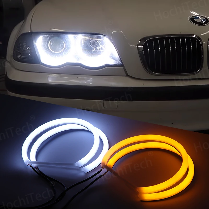 

Ultra bright LED Angel Eyes Halo Ring kit Day Light for BMW 3 series E46 316i 318i 320d 323i 328i 330i 325xi 330d 330xi 1998-05