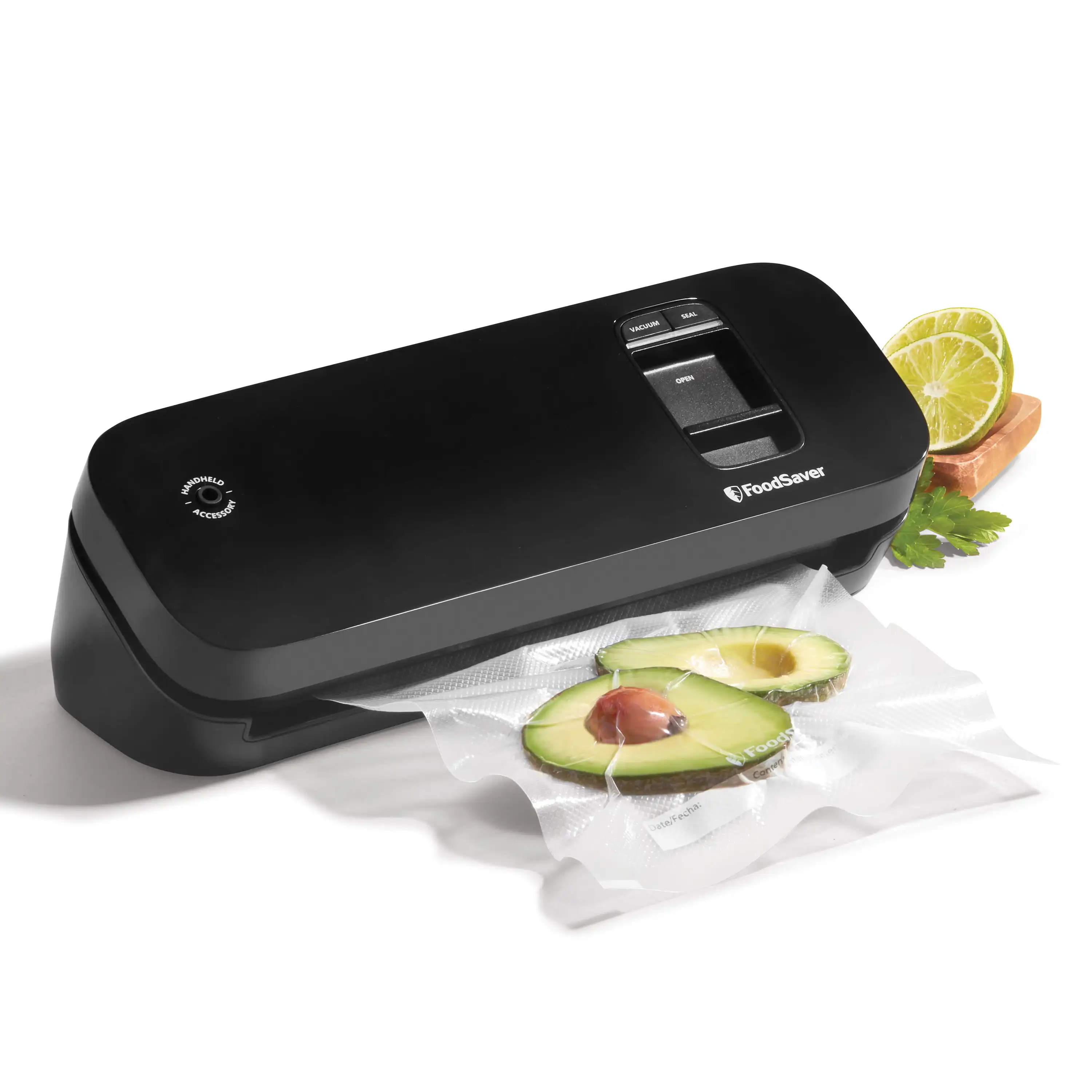 

Space Saving Food Vacuum Sealer, Black