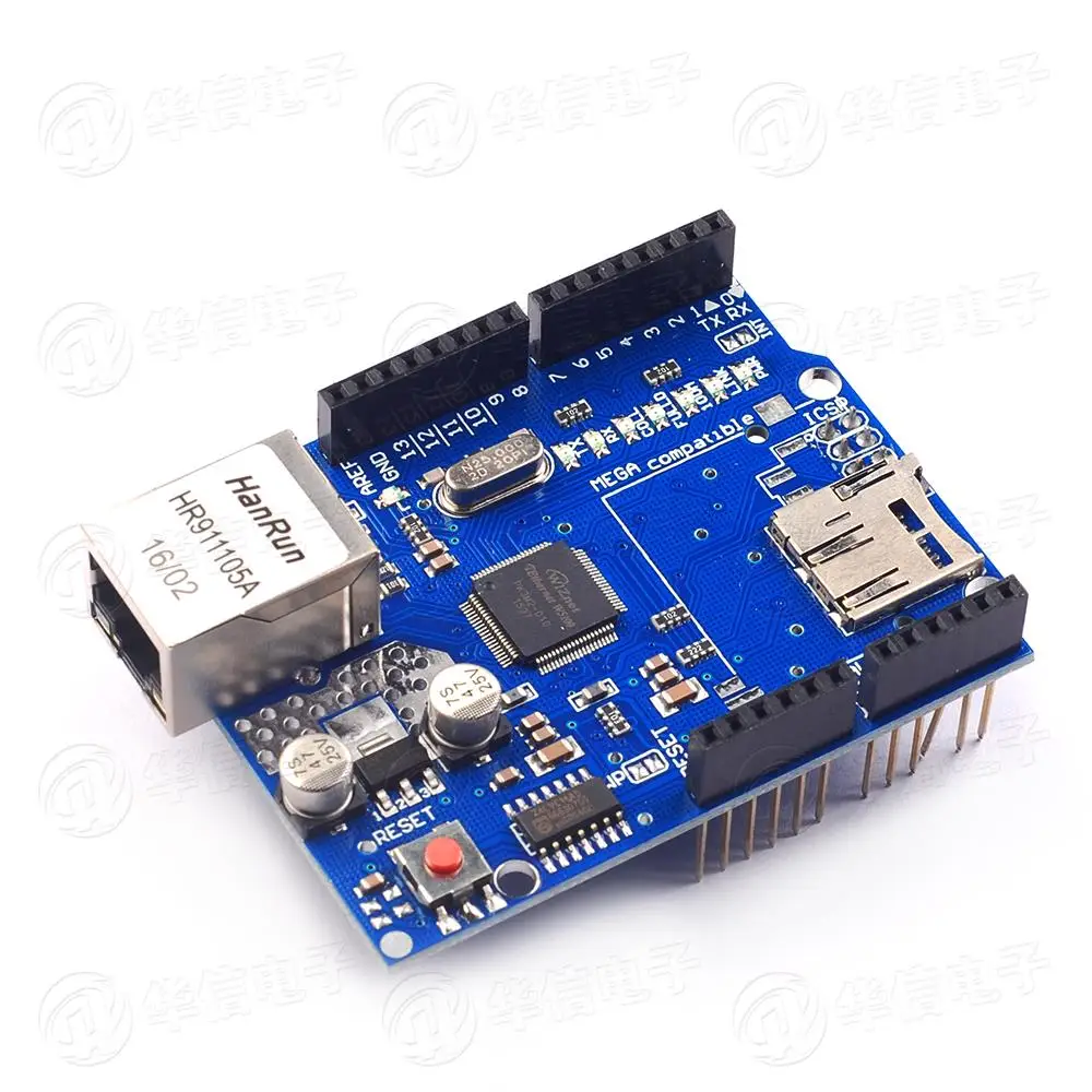 

Новая сетевая плата расширения Ethernet W5100