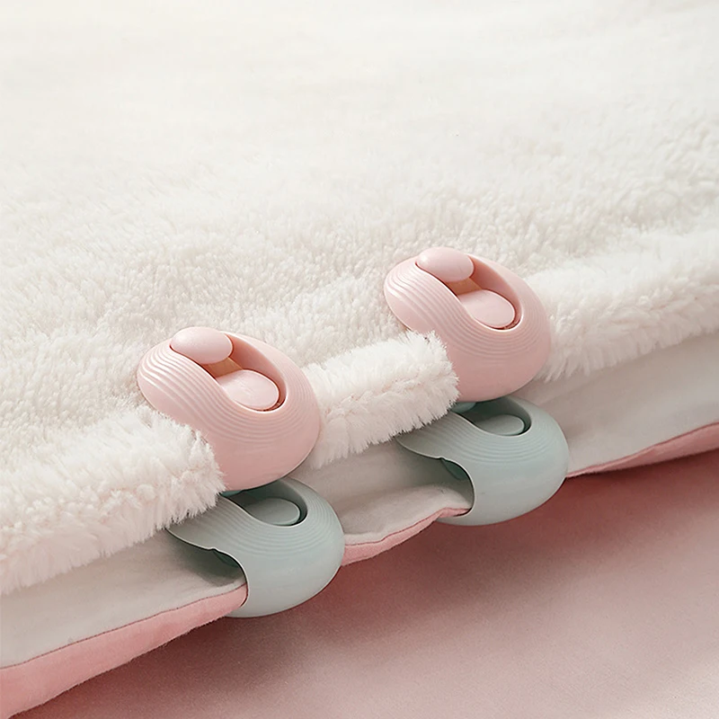 

4/6/12pcs Plastic Bed Sheet Clips Holder Non-Slip Quilt Blankets Fasteners Curtain Sock Cover Clamp Clothes Peg Household Tool