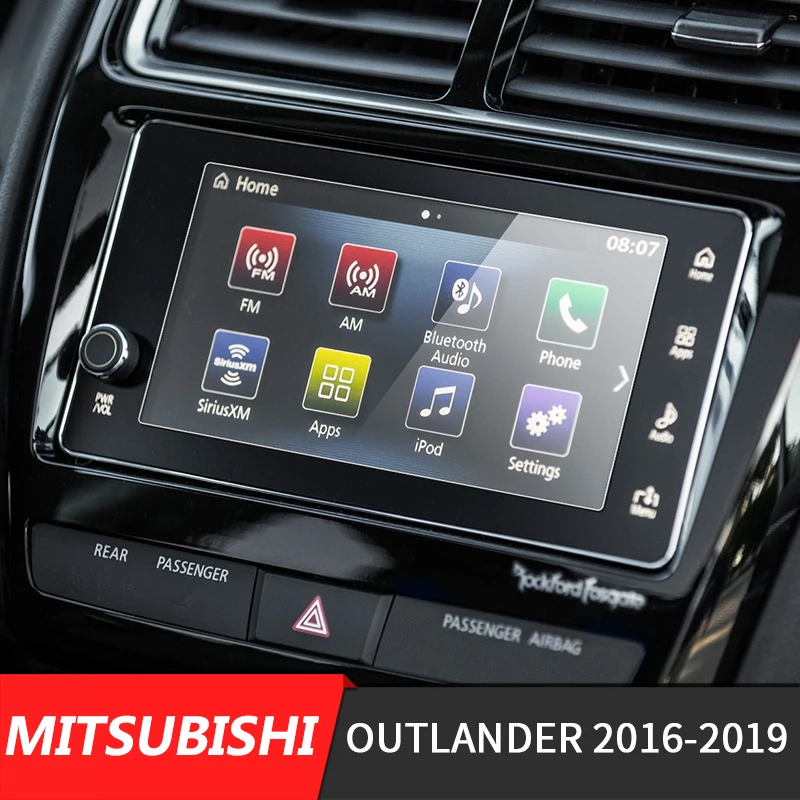 

1 шт. Стальная Защитная пленка для экрана навигатора GPS для Mitsubishi Outlander 2016 2017 2018 2019 автомобильные аксессуары