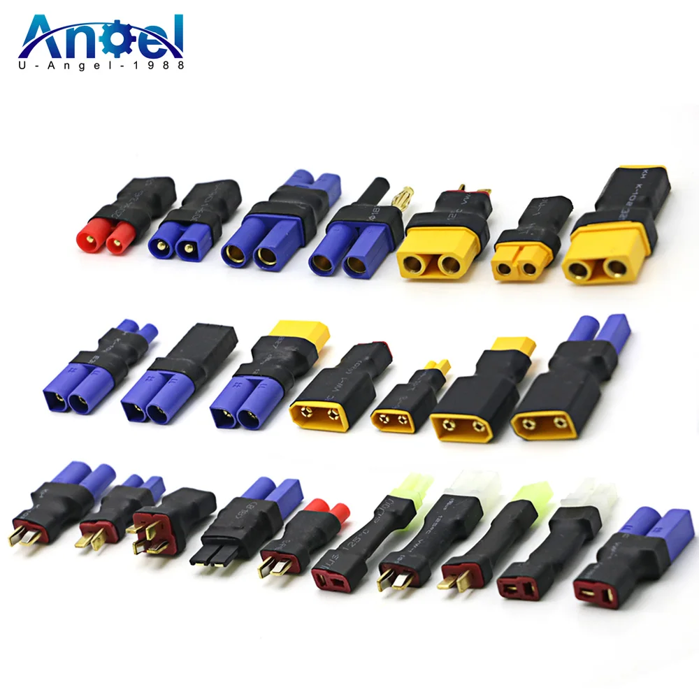 Адаптер XT30 XT60 XT90 Traxxas T вилка Deans EC5 EC3 мама-папа HXT 4 мм разъем RC Lipo батарея контрольные детали DIY