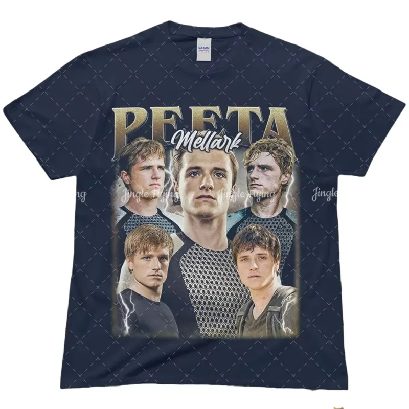 Винтажная футболка Peeta Mellark, подарок для женщин и мужчин, футболка унисекс (art.: 3920d964e4dc5) - 3920d964e4dc5