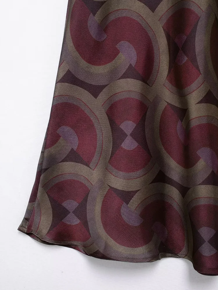 2024 новая мода богемная милая женская юбка средней длины женское повседневное