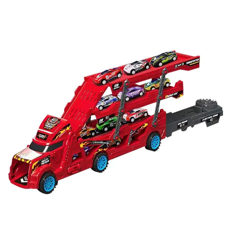 

Большой транспортер, грузовик, складной грузовик, гоночная трасса, транспортное средство, складная игрушка, автомобильный транспортер, грузовик, подарок на день рождения, автомобиль