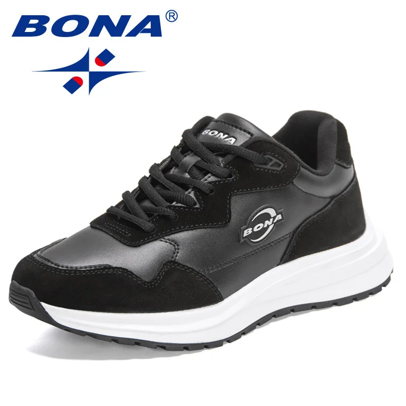 

BONA 2022 New Designers Fashion Walking Shoes For Men Casual Shoes Breathable Comfortbale Espadrilles Sneakers Man Jogging Shoes