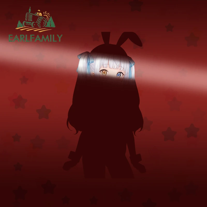 Фото Наклейки на автомобиль EARLFAMILY Bunny Kagura Mea, модные популярные наклейки с персонажами мультфильмов и аниме, наклейки на скейтборд, наклейки на кондиционер, автомобильные наклейки №4