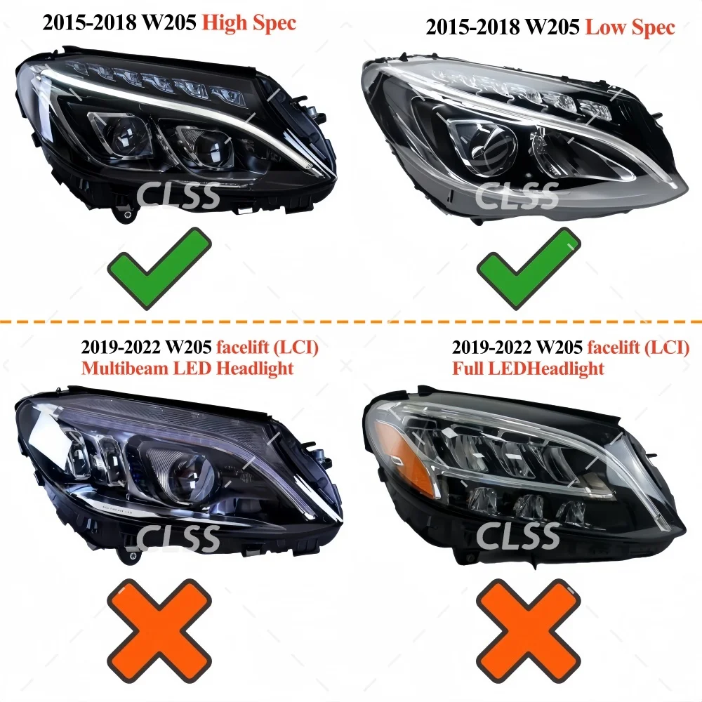 Многоцветные светодиодные платы RGB DRL для Mercedes-Benz C Class W205 C217 C300 C180 C63 APP Control дневные ходовые огни Plug n Play (art.: 3920d401eec36) - 3920d401eec36