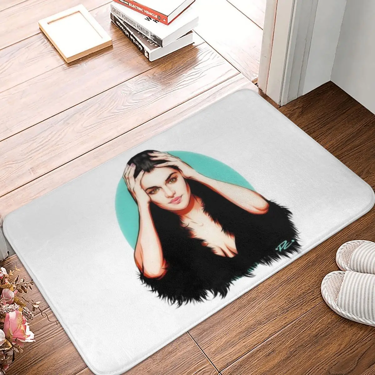 Рэйчел Weisz - Иллюстрация Пола Камминка Ковер Коврик для ванной