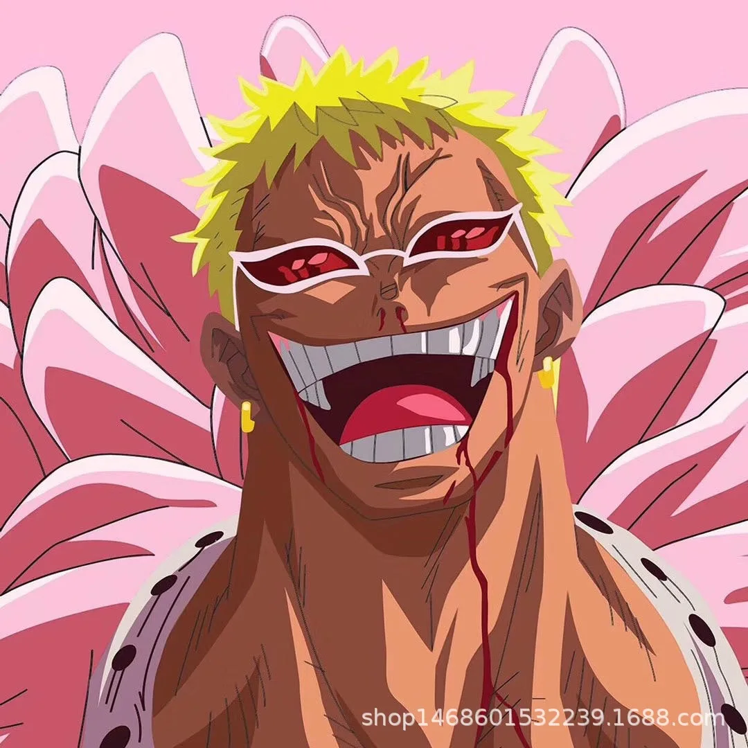 Фото Солнцезащитные очки One Piece Donquixote, очки для косплея Doflamingo, аниме-очки в форме кошачьего глаза для женщин и мужчин, забавный подарок на Рождество, реквизит для вечеринок №1