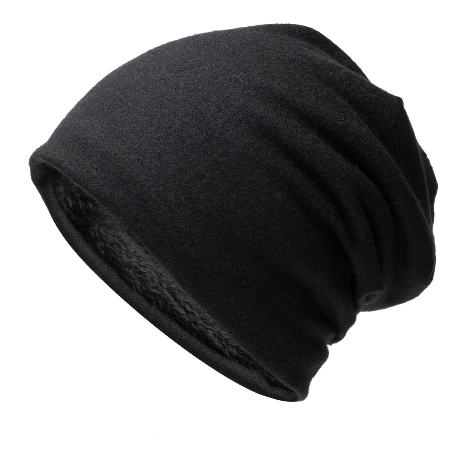 

Однотонная облегающая шапка для мужчин и женщин, легкая Вязаная Мягкая искусственная осень-зима, весенние противоскользящие шапочки для вз...