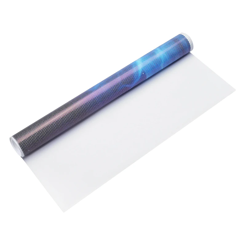 Одностороннее видение для грузовика внедорожника пикапа синий пылающий череп 3D